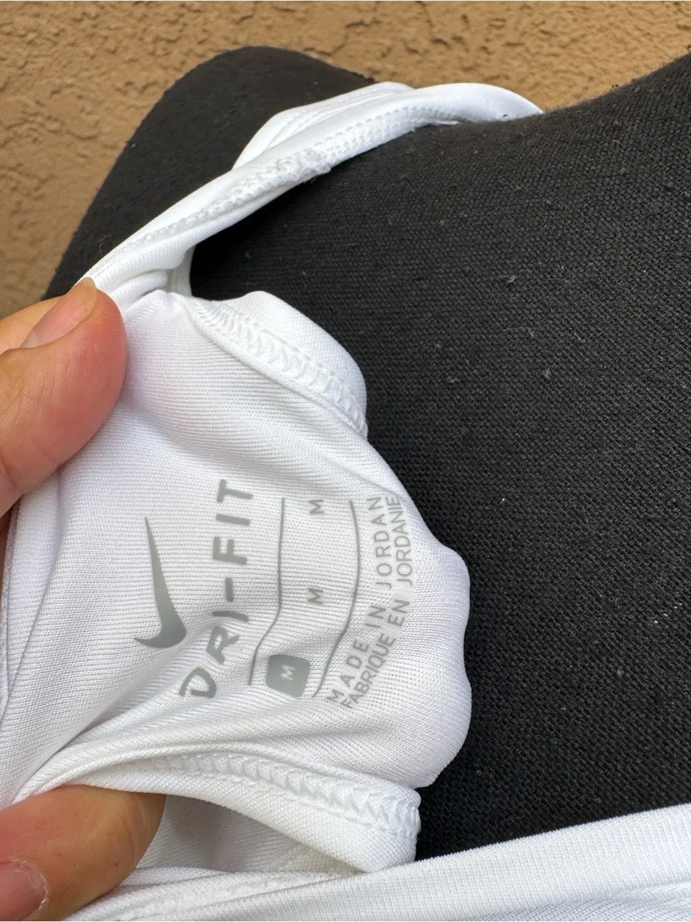 Nike White Racerback Tank & Black Cropped Leggings Active Set